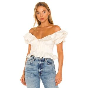 Lovers and Friends Villa Top in Ivory